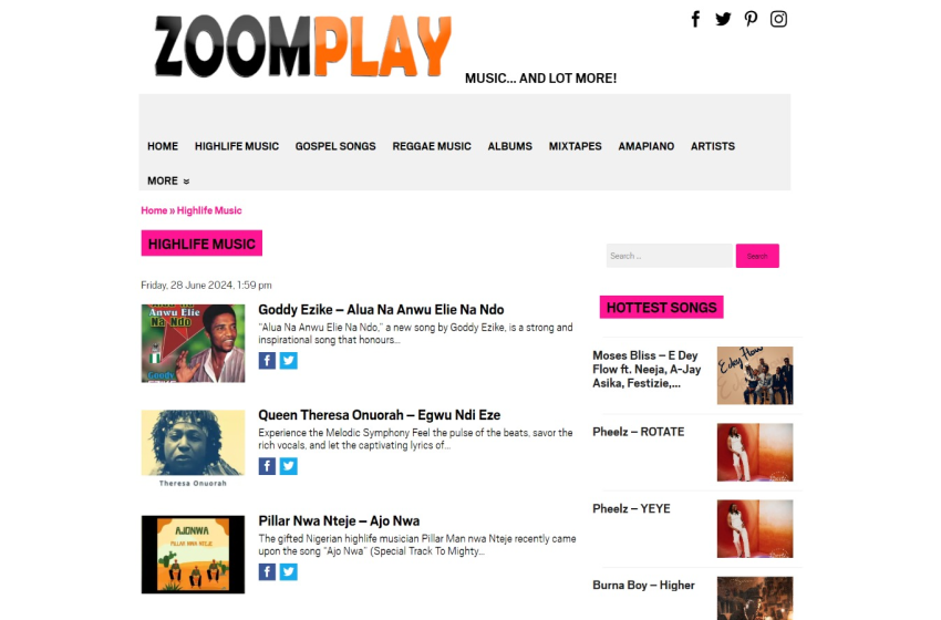  Zoomplay.com.ng for Sale: Profitable Entertainment Website with 10,000 Daily Visitors