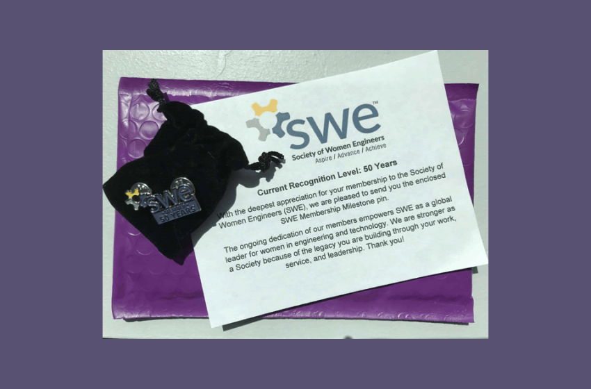  SWE Sends Out Membership Milestone Pins for those Celebrating Milestones in FY24 (7/1/2023 – 6/30/2024)