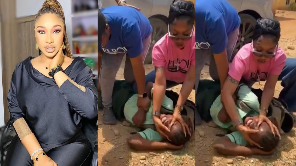 reactions-as-tonto-dikeh-performs-religious-deliverance-on-a-minor