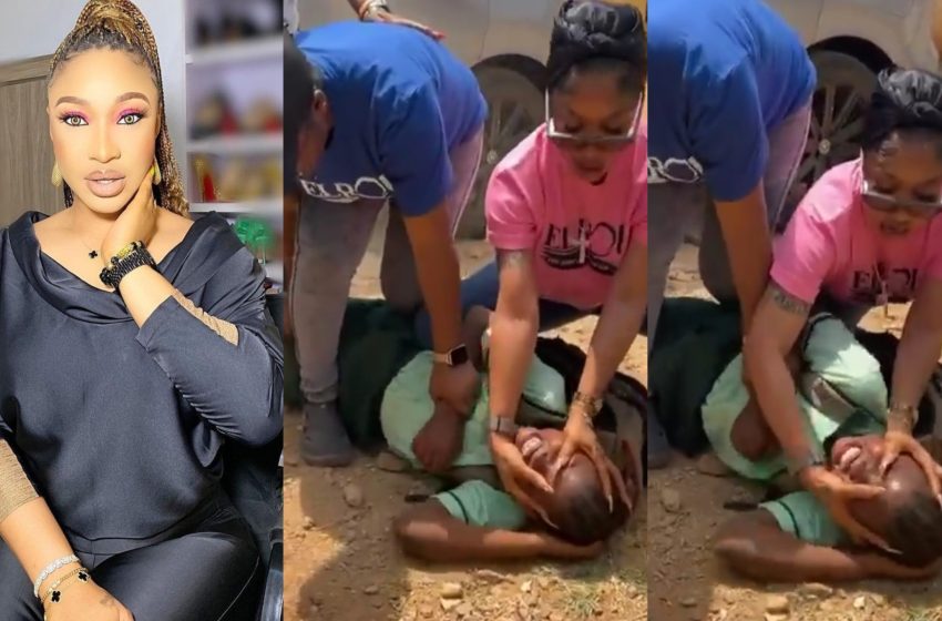 reactions-as-tonto-dikeh-performs-religious-deliverance-on-a-minor